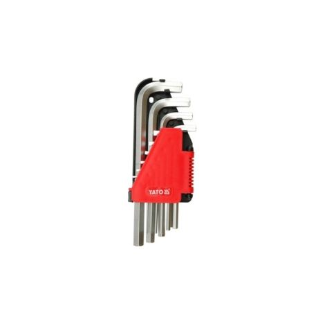 Juego de llaves hexagonales de 10 piezas, 2,0-12 mm, CR-V - YT-0508