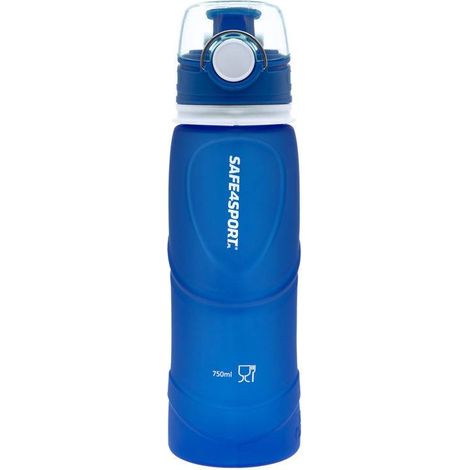 Grande bouteille d'eau pliable en silicone 750 ml (1/5)