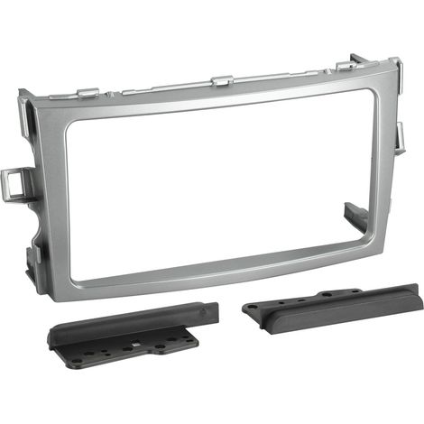 Support Autoradio 2DIN compatible avec Toyota Verso 09-18 - Argent