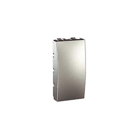 Placa de acabado Schneider Electric unica aluminio 1 módulo 12 meses garantía