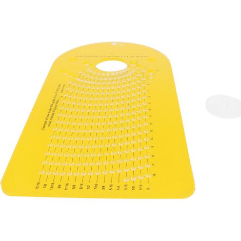 Circle Cutting Template Trimmer Wood Milling Machine Accessory DIY Woodworking Tools 13.0x6.7x0.2in. (1/5)