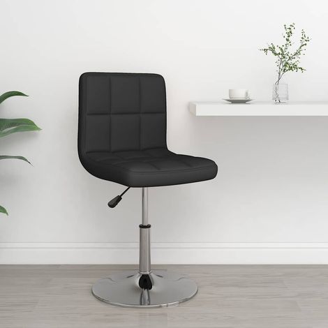 vidaXL Tabouret de bar Noir Similicuir (1/5)