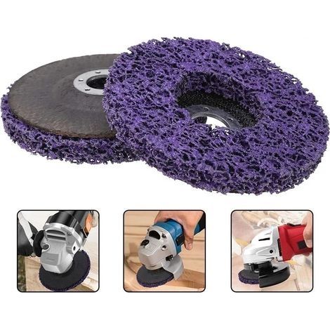 Outils abrasifs pour meuleuse d'angle, 125mm, 5 pièces, peinture, anti-rouille, propre, pour voiture, disque de meuleuse Durable (1/5)