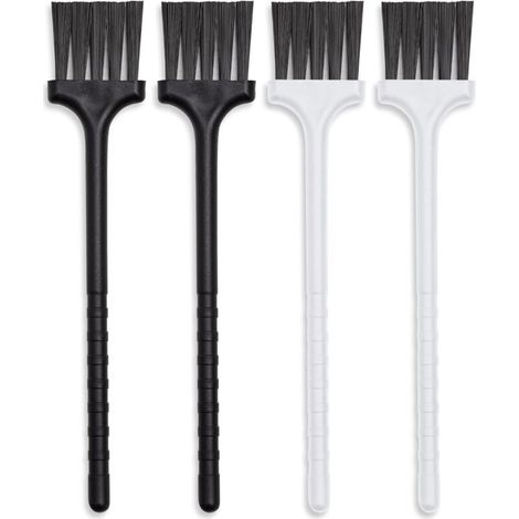 Cepillo pequeño de plástico para limpiar exprimidores y cafeteras, cepillo antiestático para portátiles y ordenadores, cepillo estrecho para limpiar teclados y rieles de ventanas.