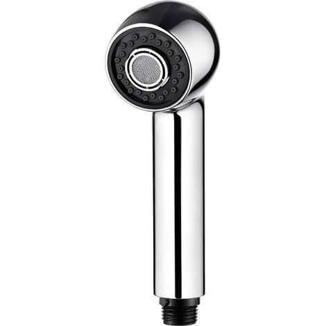 Douchette Evier 2 Jets (Jet et Douche) Robinet Cuisine Douchette Économie D'eau, Connexion 1/2 Universelle, Remplacement, pour Mitigeur, Chromé (1/5)