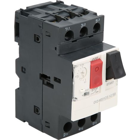 Disjoncteur de protection moteur GV2-ME01C, interrupteur de protection moteur 0,10,16A (1/3)