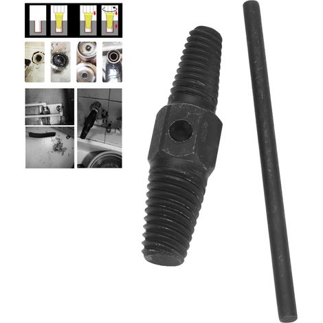 Kit d'extraction de vis cassées 2 têtes pour boulons endommagés 1/2 po 3/4 po Outils double usage robinet et tuyauterie (1/5)