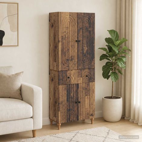 vidaXL Schrankset 2 pcs 66 x 34,5 x 90 cm Holzwerkstoff (1/5)