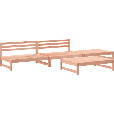 Maison Exclusive - Salon de jardin 4 pcs bois massif douglas