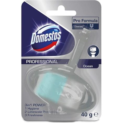 Bloque de aseo Domestos con cesta