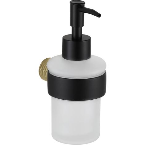 Mexen Base dispenser per sapone, nero/oro - 70882388-57 (1/2)