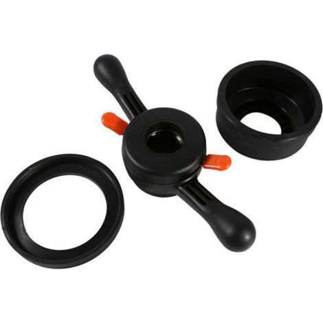 Eosnow Outil de changement de pneu d'équilibrage de roue d'écrou à oreilles de moyeu à dégagement rapide (diamètre du filetage 40 (1/4)