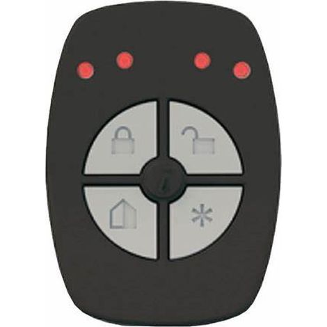 TR 800-BG radiocomando bidirezionale 4 ch. programmabili con riporti di stato - colore nero, tasti grigi - 868 MHz