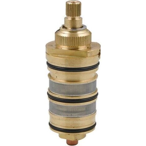 Promotion Robinet thermostatique de douche en laiton avec cartouche et poignée pour mitigeur de douche (1/4)