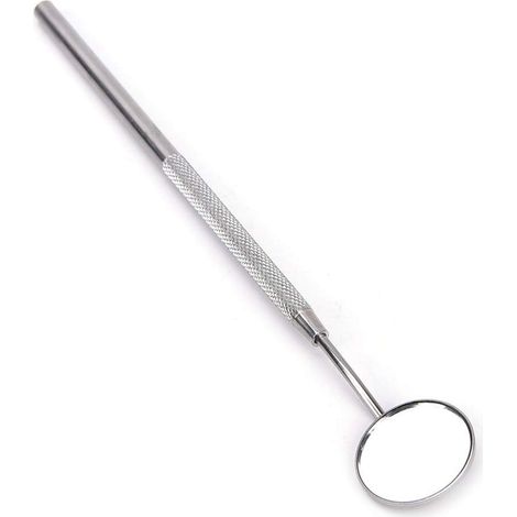 Miroir Dentaire - Acier Inoxydable - 16 cm - Diamètre 22 mm - Pour Inspection Et Nettoyage Dentaire - 1 Pièce (1/5)