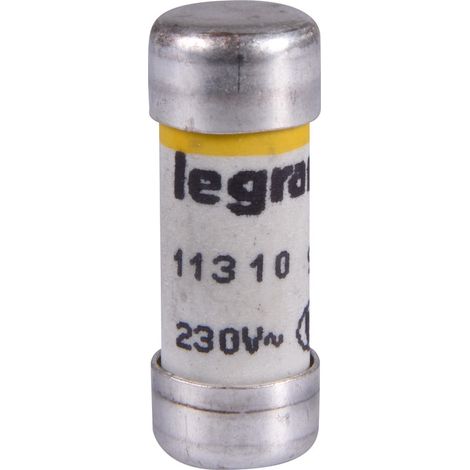 Fusible 8x23 10a Sin Luz indicadora - Legrand