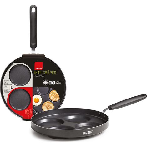 Crêpière 4 Cavités Ibili Cuisson Simultanée De 4 Crêpes - Ibili