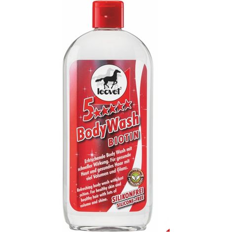 Leovet 5 Star Body Wash avec Biotine Renforce la structure du pelage 500ml