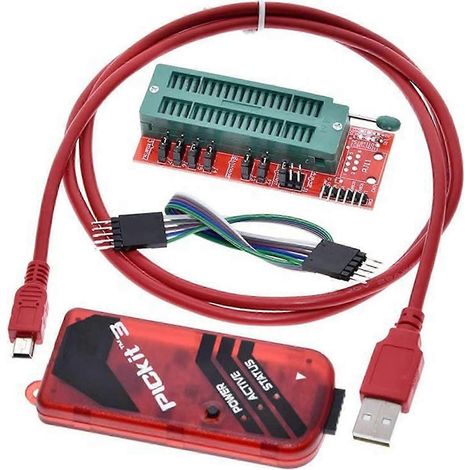 Programmateur PICKIT3 + Kit PIC ICD2 PIC 2/3, adaptateur de programmation, programmateur universel FZ0508 (1/5)