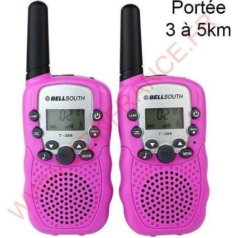 Talkie walkie - Non spécifié - Modèle non spécifié - 22 canaux - Écran LCD - Portée 3 à 5 km (1/4)