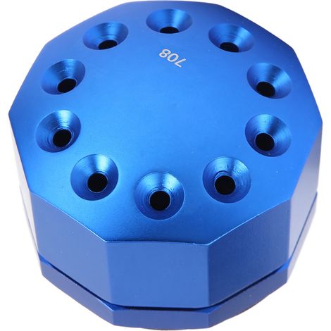 Boîte de rangement rotative pour tournevis KGX-708, boîte de rangement simple pour tournevis, bleue (1/5)
