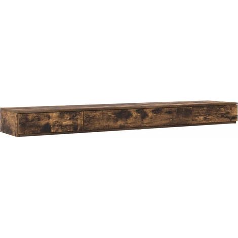 Maison Exclusive - Cassetti per letto Rovere fumé 180 x 36,5 x 16,5 cm (1/5)