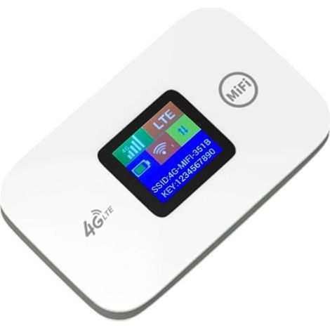 4G-LTE-Router – Tragbarer WLAN-Zugangspunkt – Geschwindigkeiten bis zu 150 Mbit/s – Für Reisen und mobiles Arbeiten – 1 Stück (1/5)