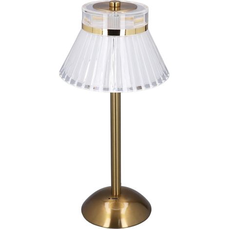 FTVOGUE Lampe de Table sans Fil, Fer et Acrylique (1/5)