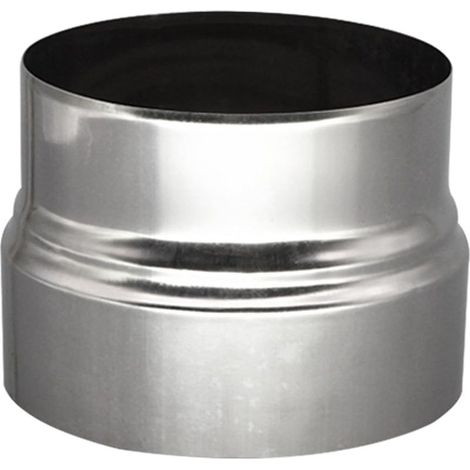 Reductor de tubo de estufa de 120 mm a 110 mm – Acero inoxidable resistente al calor – Conexión sin soldadura para calefacción y ventilación. (1/5)