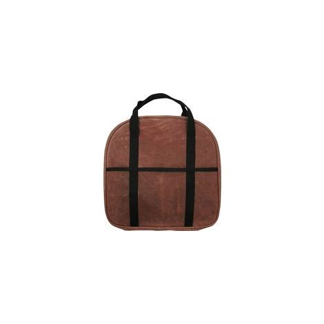 Sac de rangement multifonction 38×29×5 cm, 9 poches, toile cirée, pour câbles et tuyaux, café – (1/5)