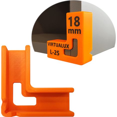 Poignée de charpentier L-25 pour planches de 18 mm (1/5)