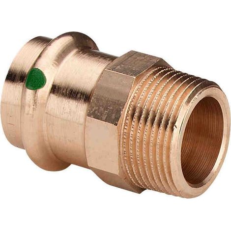 Raccord droit à sertir cuivre V - M1 x ø28 mm