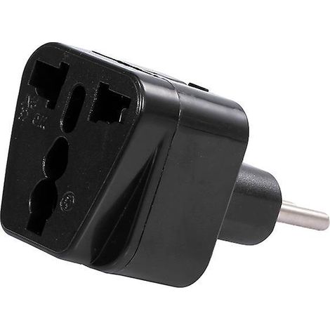 3-poliger italienischer Reisestecker (Universal /US/EU/AU) für Italien, Mailand, Chile, Vatikanstadt und Italien