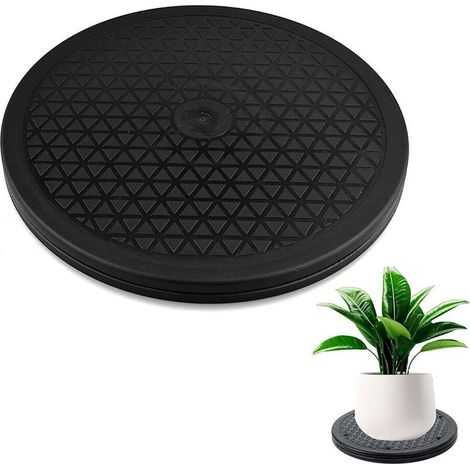 Plateau tournant de 30 cm, plateau rotatif manuel à 360° avec roulements à billes, adapté aux écrans, ustensiles de cuisine, objets d'artisanat et plantes en pot,OUYLAF (1/5)