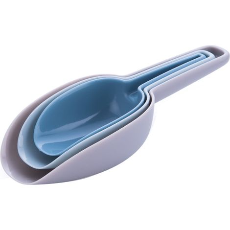 Scoop - 3 Pièces - Polypropylène Alimentaire - Pour Sucre Glace, Glace, Bonbons, Farine, Nourriture Pour Animaux - Cuisine, Buffet, Bar (1/5)