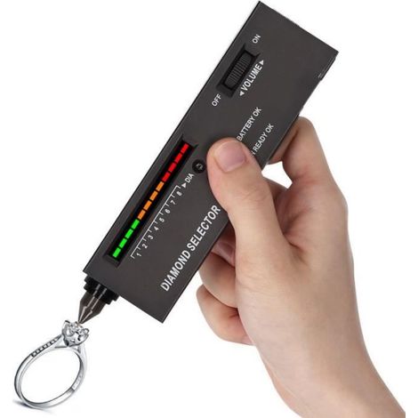 Testeur de Diamant - Black - Haute Précision - Numérique - Portable - Étui Inclus (1/4)