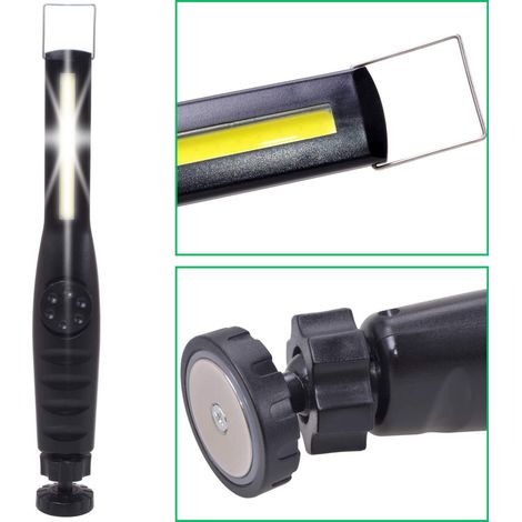 Werkstatt-Handlampe 5W COB LED Magnet + Bügel (1/5)