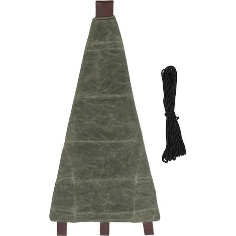 Tabouret de camping en tissu avec corde, pliable et portable, siège en toile pour pêche, plage et voyage, assise légère et résistante (1/5)