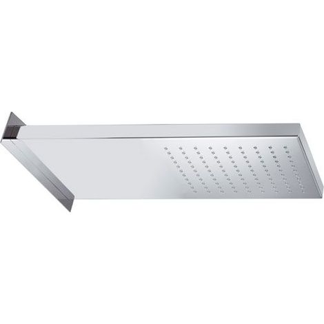 Soffione doccia a parete in acciaio inox lucidato a specchio (1/2)