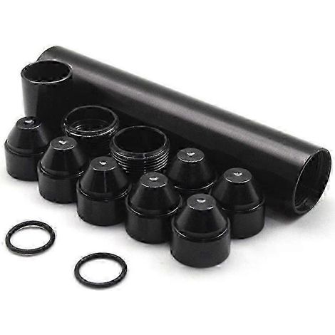 Kit de filtre à carburant en alliage de 6 pouces pour automobile, filetage 1/2-28 et 5/8-24