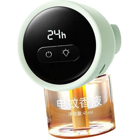 Répulsif anti-mouches électrique inodore en ABS à minuterie intelligente, destructeur de mouches électrique vert