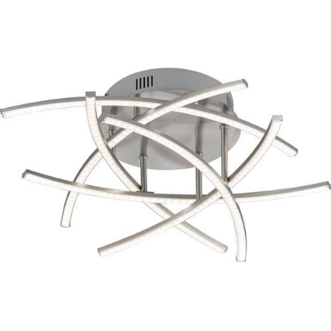 Plafonnier chromé Cross TW Ø 55 cm - 20925