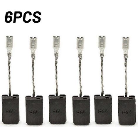 Balais de charbon de rechange en fibre de carbone pour moteurs Bosch GWS 1000, 1100, 1400, 10, 11, 14, 15 et 125 - Accessoires pour outils électriques (1/5)
