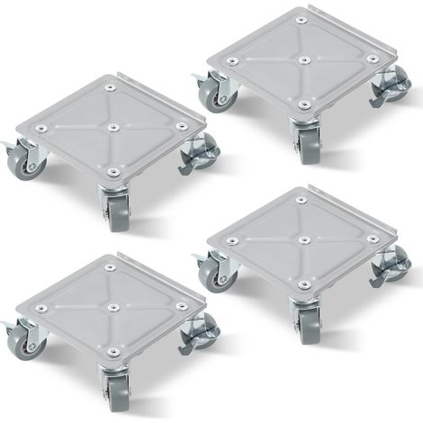 Wolketon plateau Roulant 4pcs Lève-meubles acier Charge max 500 kg Planche à roulettes Transporteur de meubles pour tous les sols Aide au transport (1/5)