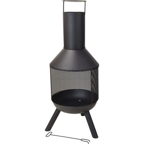 Chimenea de metal 116 cm ProGarden (1/2)