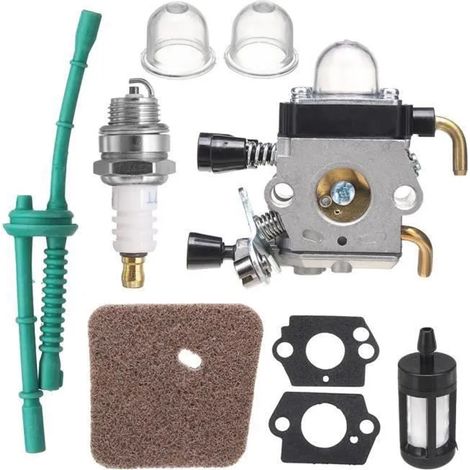 kit de carburador, filtro de aire, manguera de combustible, bujía, juntas para desbrozadoras FS38 FS45 FS46 FS55 KM55 FS85 (1/5)