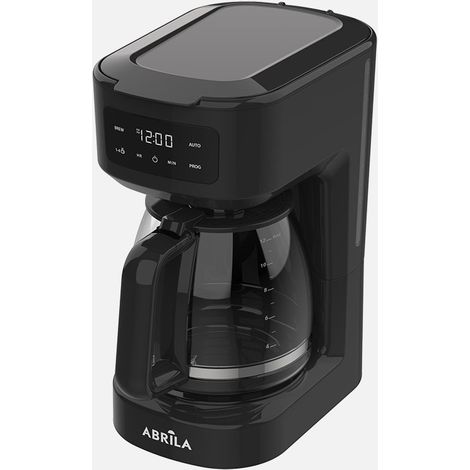 Cafetera de goteo FLUTE 15 tazas 1000W negro con filtro permanente (1/4)