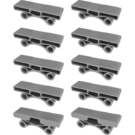 10x Embout Support Latte 38mm Double Suspendu pour sommier Tenon 11mm Souple Flexible lit Meuble (1/5)