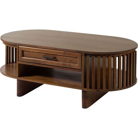 Couchtisch Akazie 120x60x45 natur lackiert MADRID 95