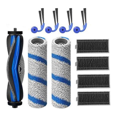 11 pièces pour aspirateur Ecovacs Deebot X11 Omnicyclone/ X11 Pro/ X11 Pro Omni/ X11 : brosse principale, filtre et tambour. (1/5)